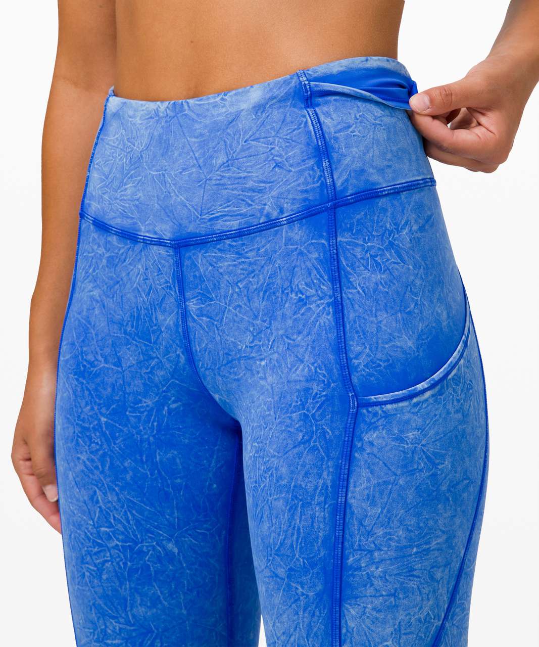 Lululemon Fast and Free Short 10 *Ice Dye - Ice Wash Cerulean