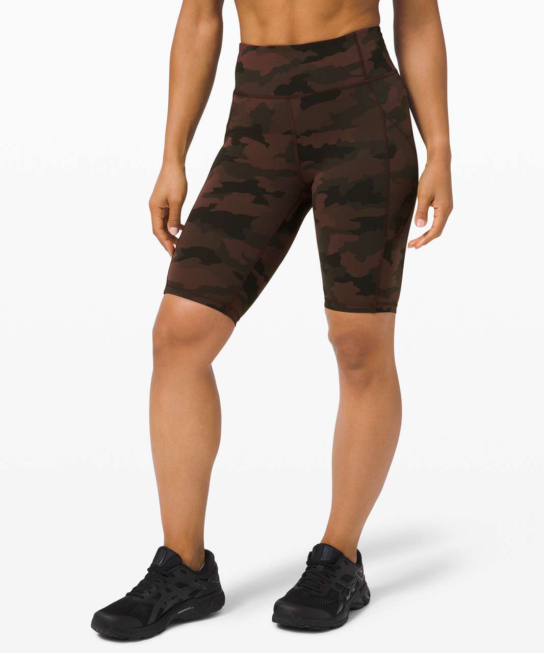 Lululemon Invigorate High-Rise Short 10" - Heritage 365 Camo Brown Earth Multi