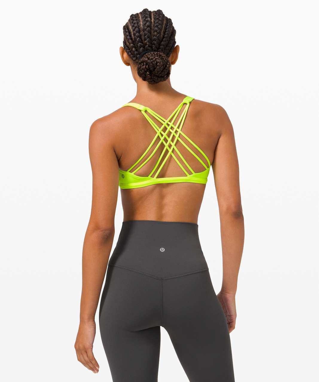 Lululemon Free to be Bra Wild Peak *Light Support, A/B Cup - Highlight  Yellow - lulu fanatics