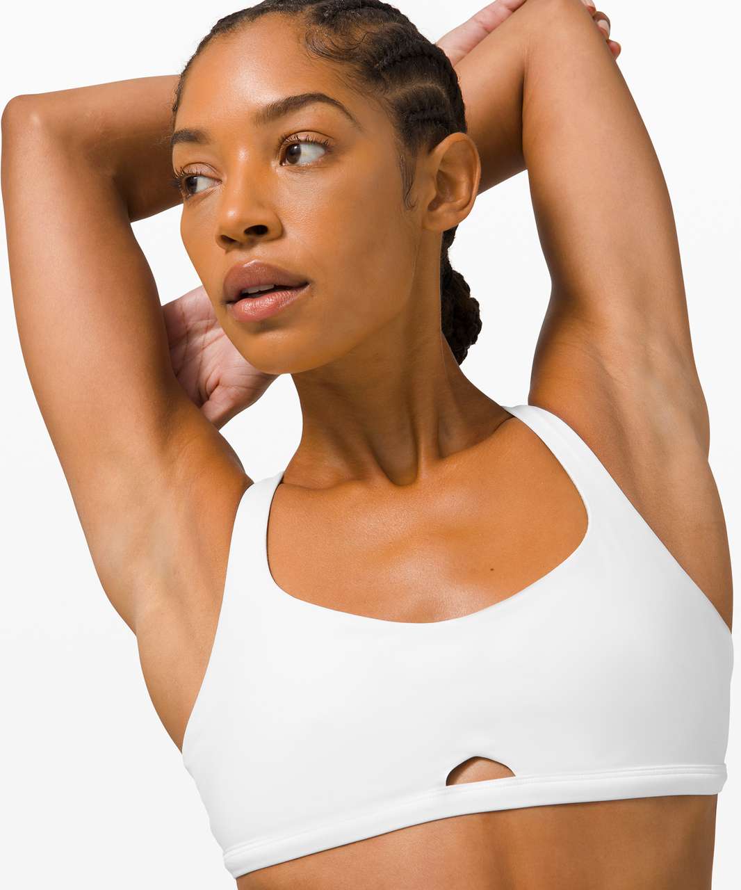 Lululemon Free To Be Wild Strappy Sports Bra White (4) : .co