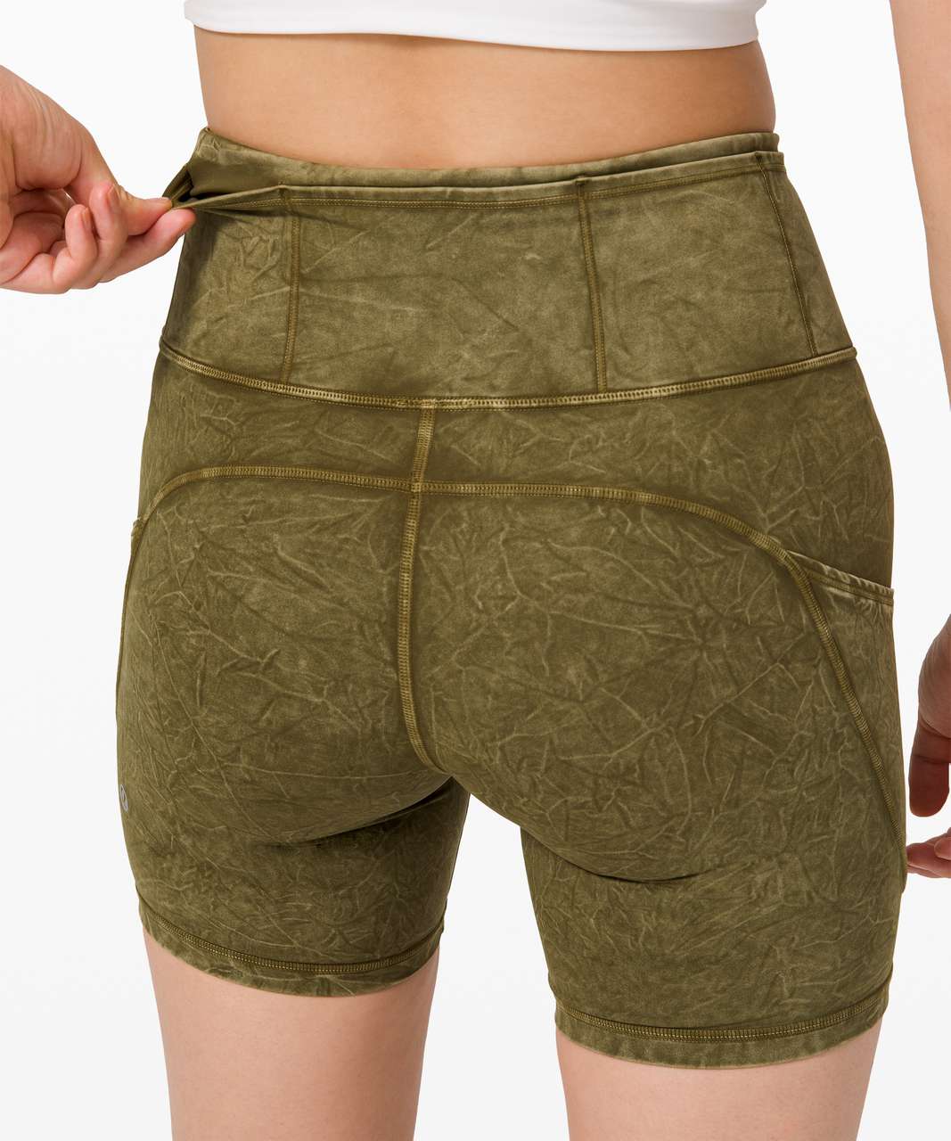 Lululemon Fast and Free Short 6 *Non-Reflective - Algae Green