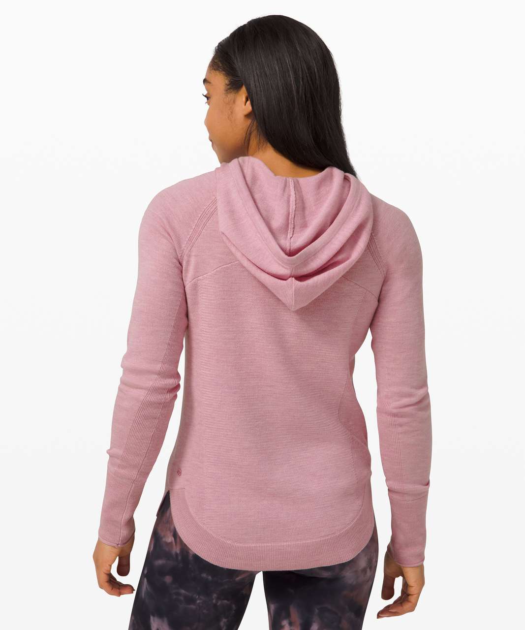 Lululemon Sit in Lotus Hoodie Sweater - Heathered Pink Taupe