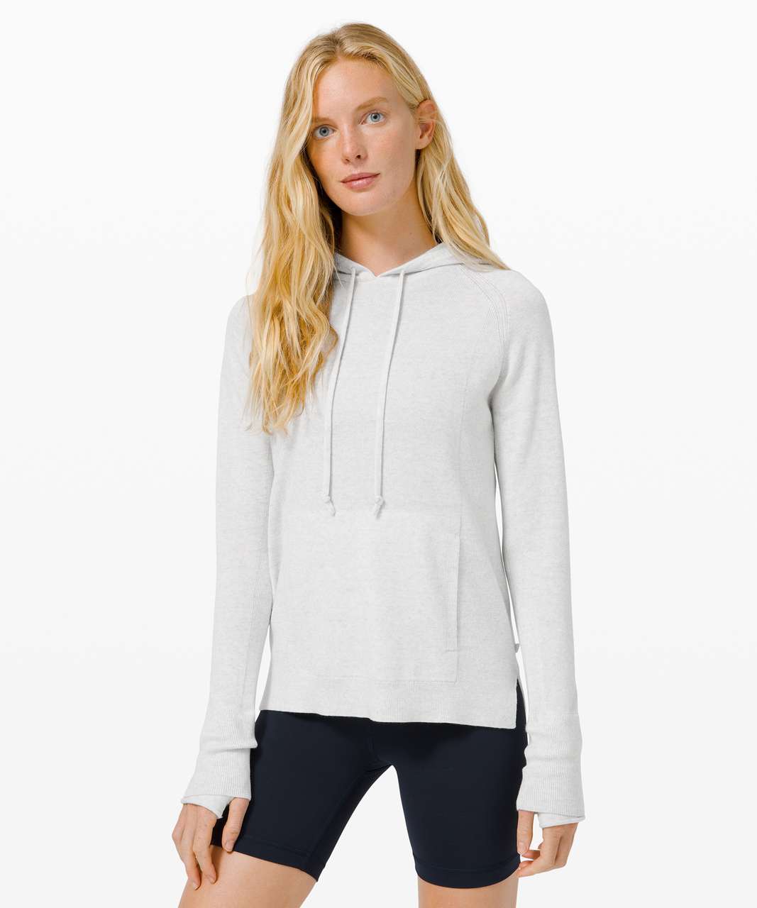 Lululemon Scuba Pullover - Heathered Core Ultra Light Grey - lulu fanatics