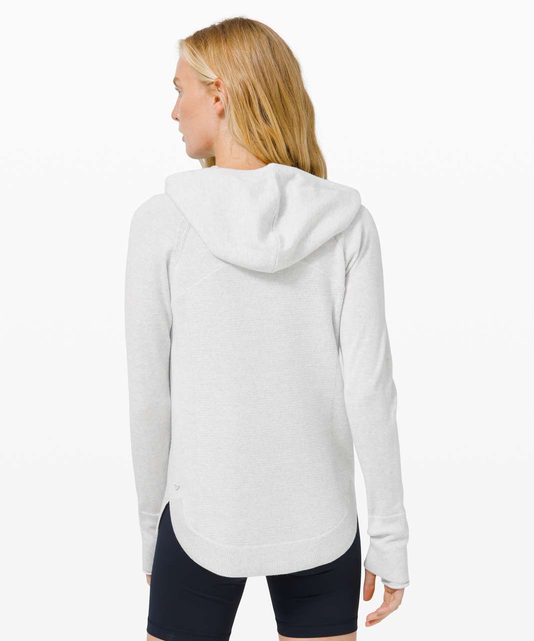 Lululemon Sit in Lotus Hoodie Sweater - Heathered Core Ultra Light Grey