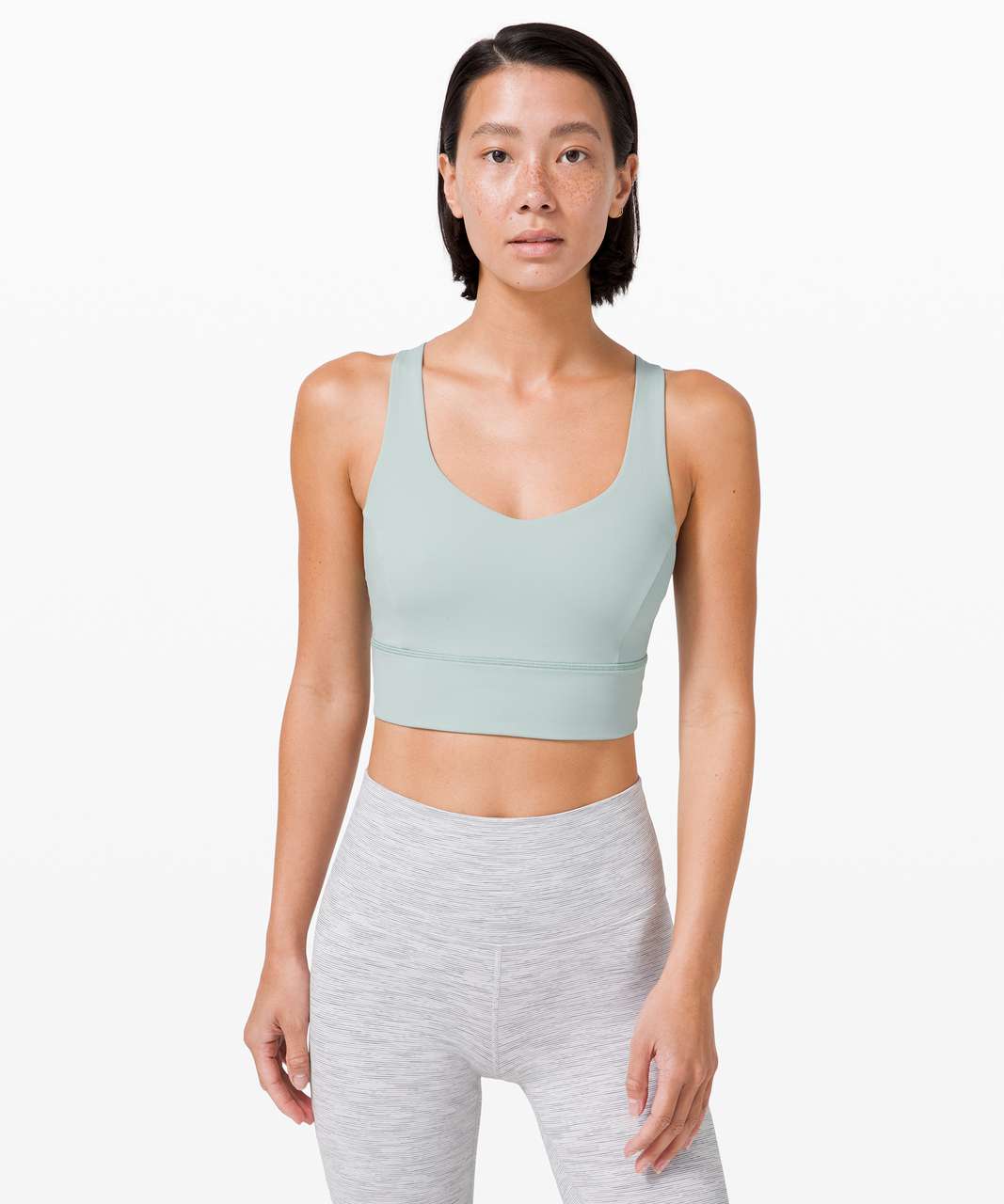 Lululemon Free To Be Serene Bra Long Line *Light Support, C/D Cup - Hazy Jade