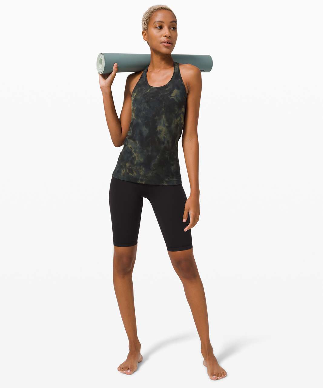 Lululemon Cool Racerback II Nulu *Diamond Dye - Diamond Dye Graphite Grey Bronze Green