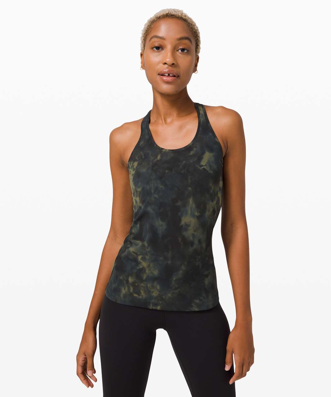 Lululemon Cool Racerback II Nulu *Diamond Dye - Diamond Dye Graphite Grey Bronze Green