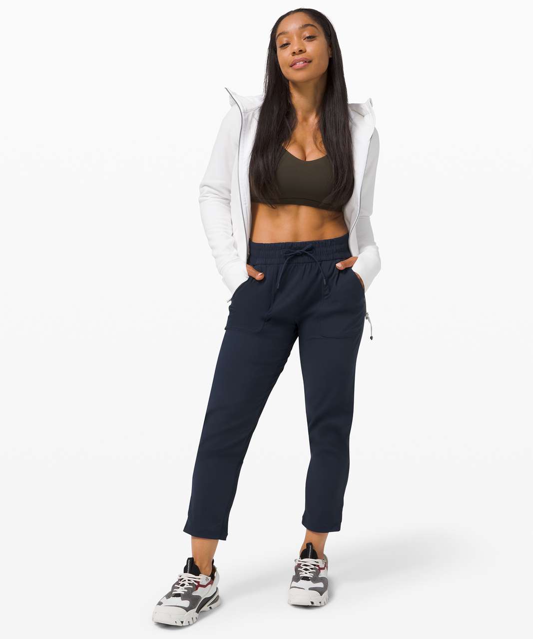 Lululemon Wanderer Crop - Black - lulu fanatics