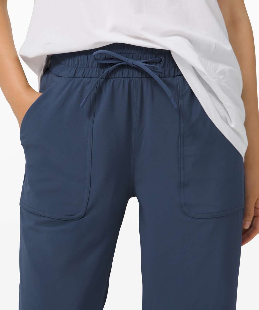 Lululemon Beyond the Studio Crop - Iron Blue - lulu fanatics