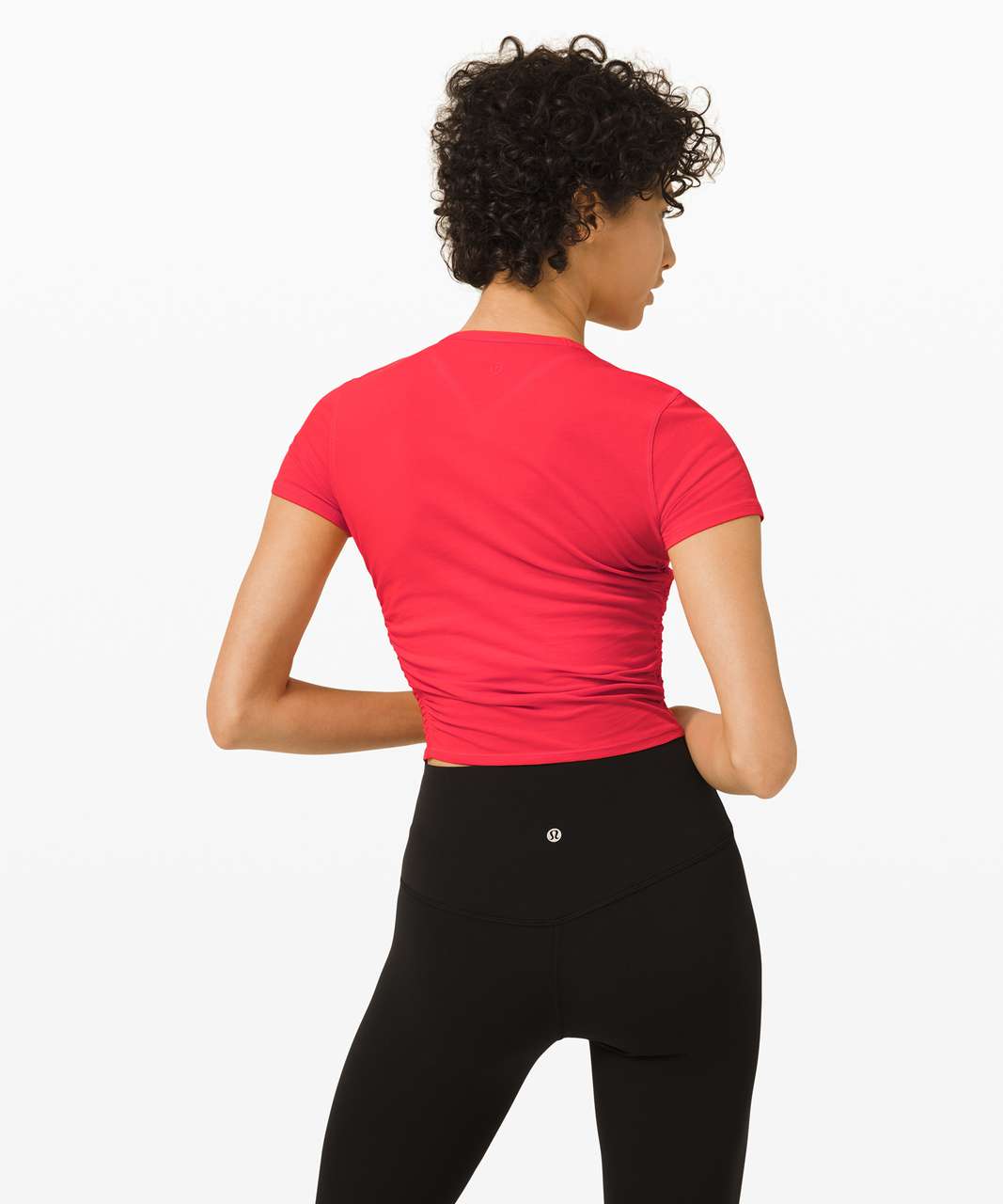 Lululemon All It Takes Short Sleeve - Carnation Red