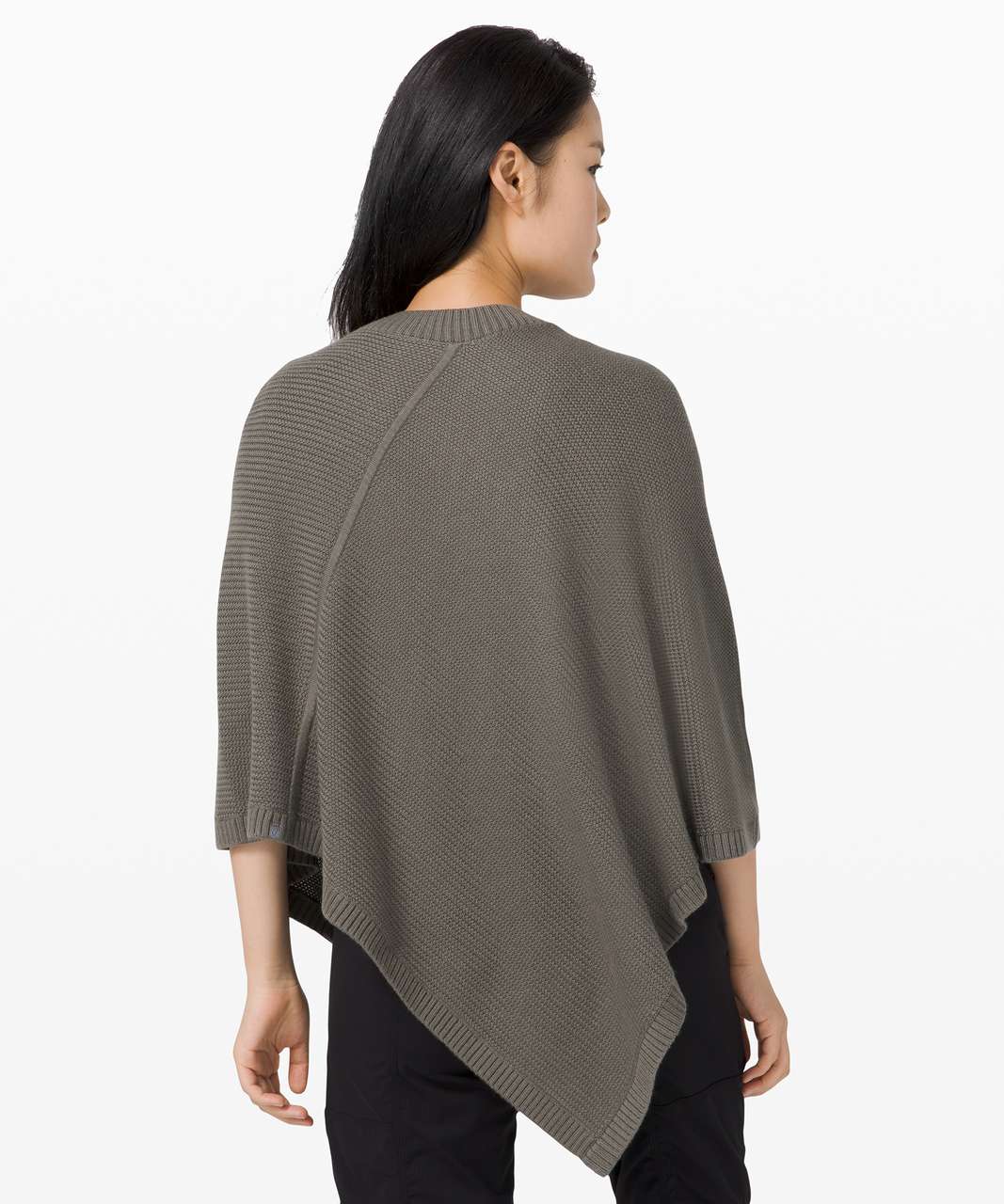 Lululemon On The Go Poncho - Grey Sage