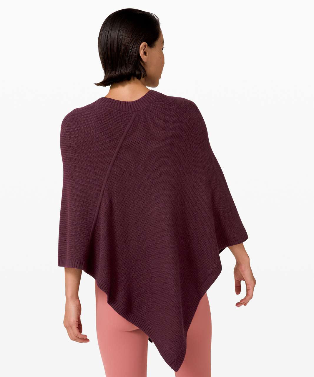 Lululemon On The Go Poncho - Cassis