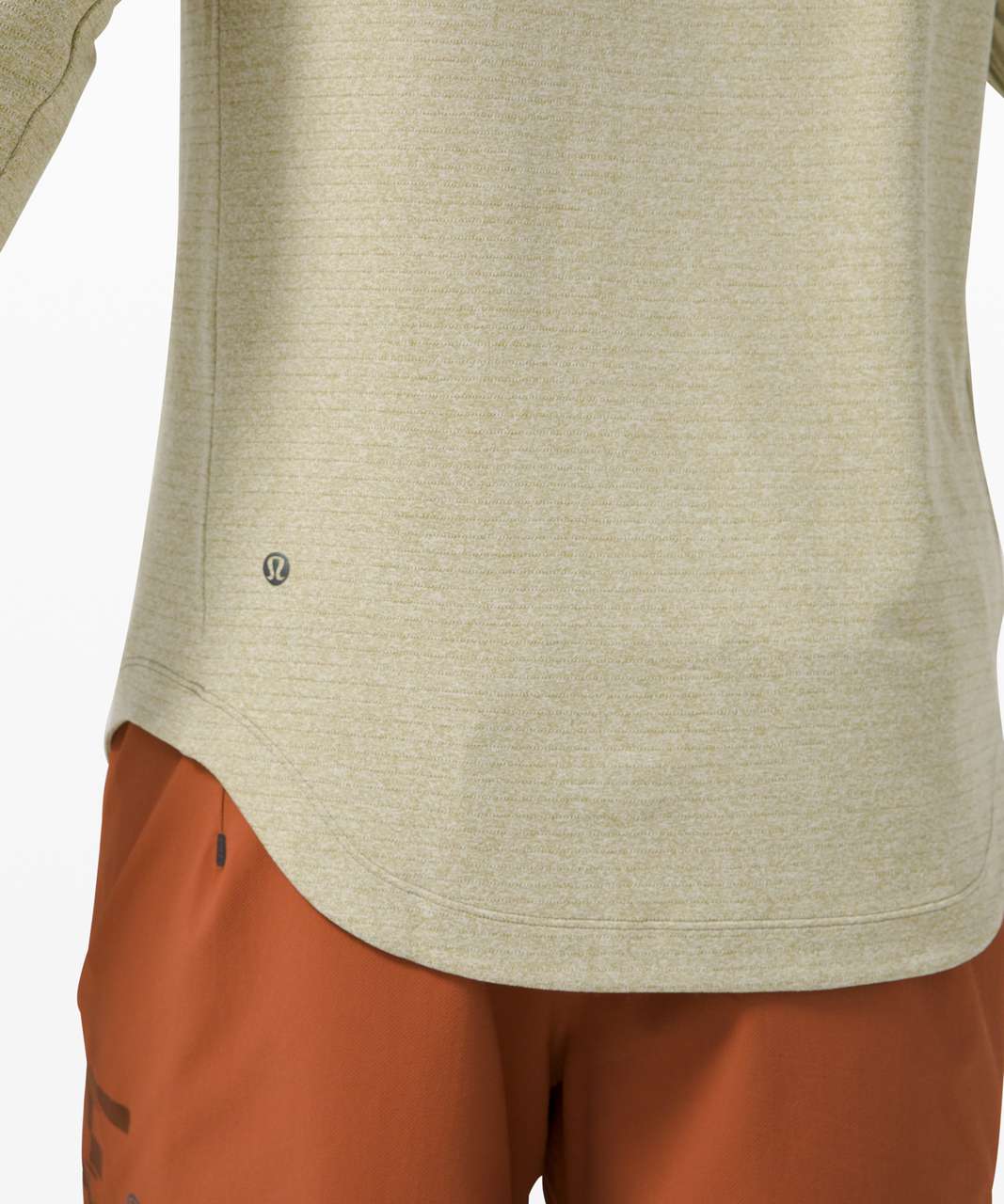 Lululemon Drysense Long Sleeve - Heathered Bronze Green