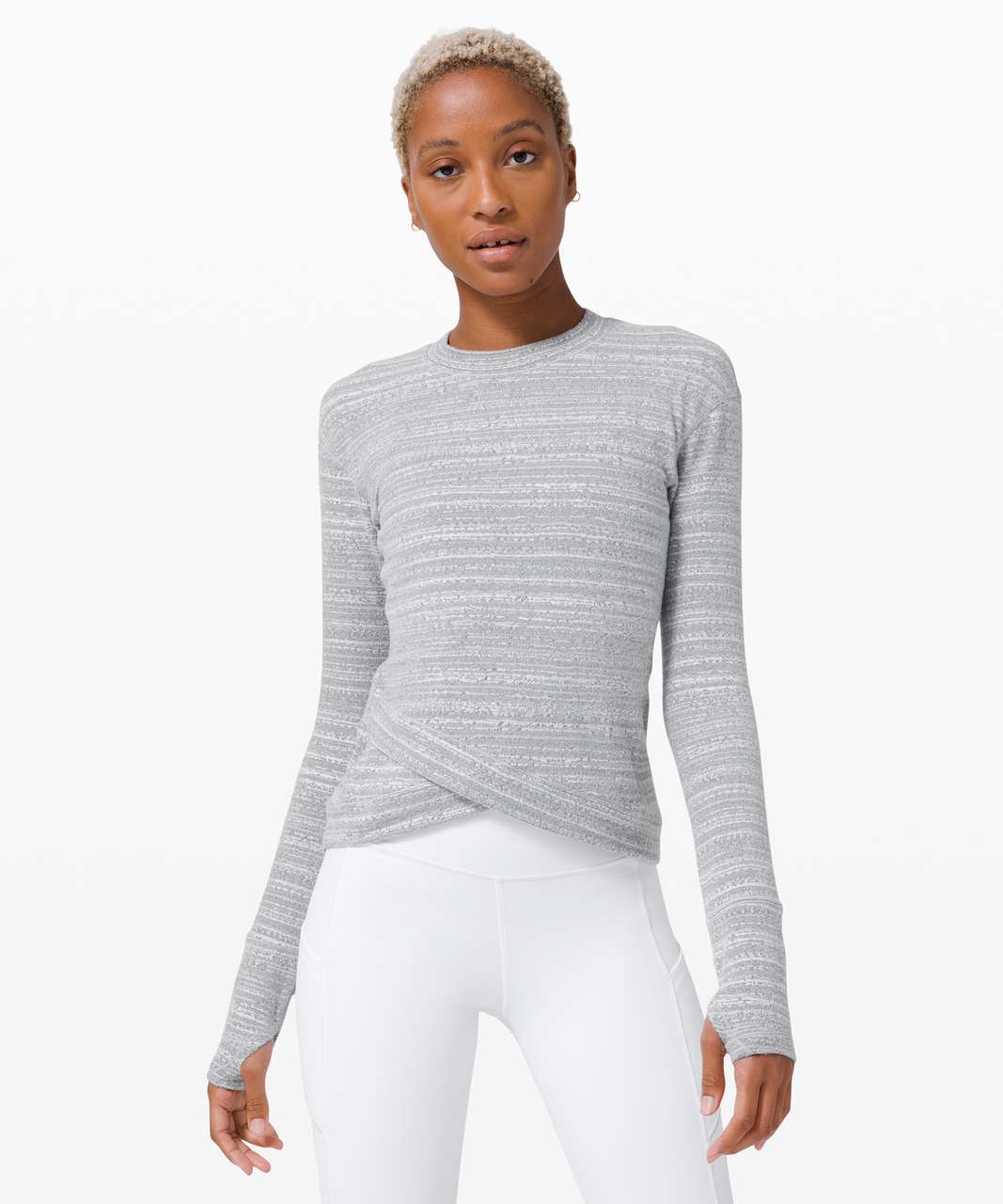 My love for lulu's long sleeved cut out crops continue with the Strong  Lines Long Sleeve & Ready To Rulu (29”) joggers 🖤 : r/lululemon