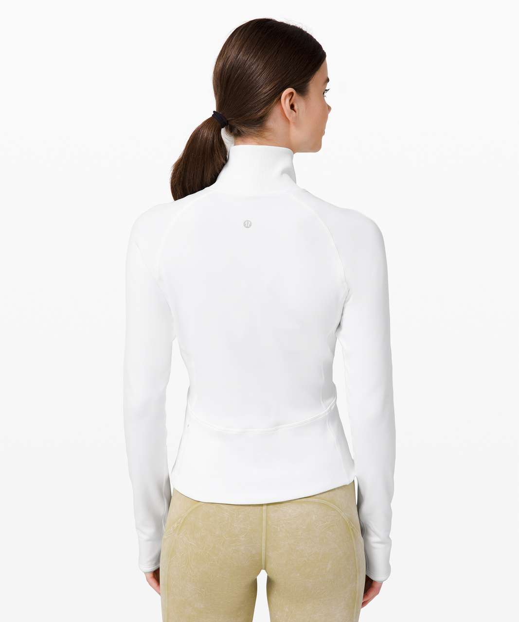 LULULEMON WHITE STRETCH RIPSTOP RUN 1/2 ZIP – Barry's Shop