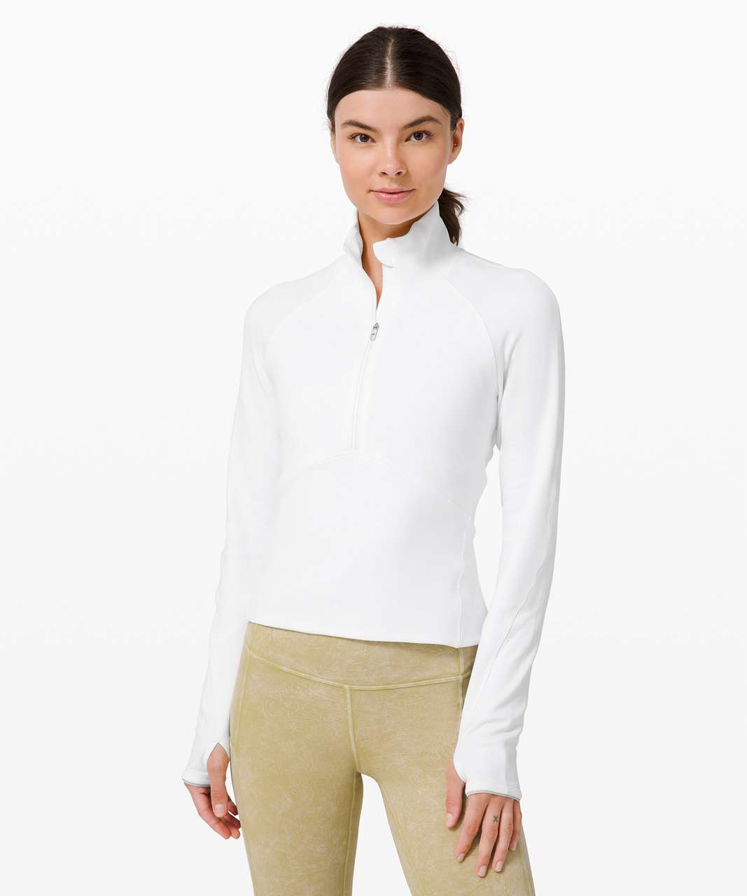 Lululemon Always Alert 1/2 Zip - White