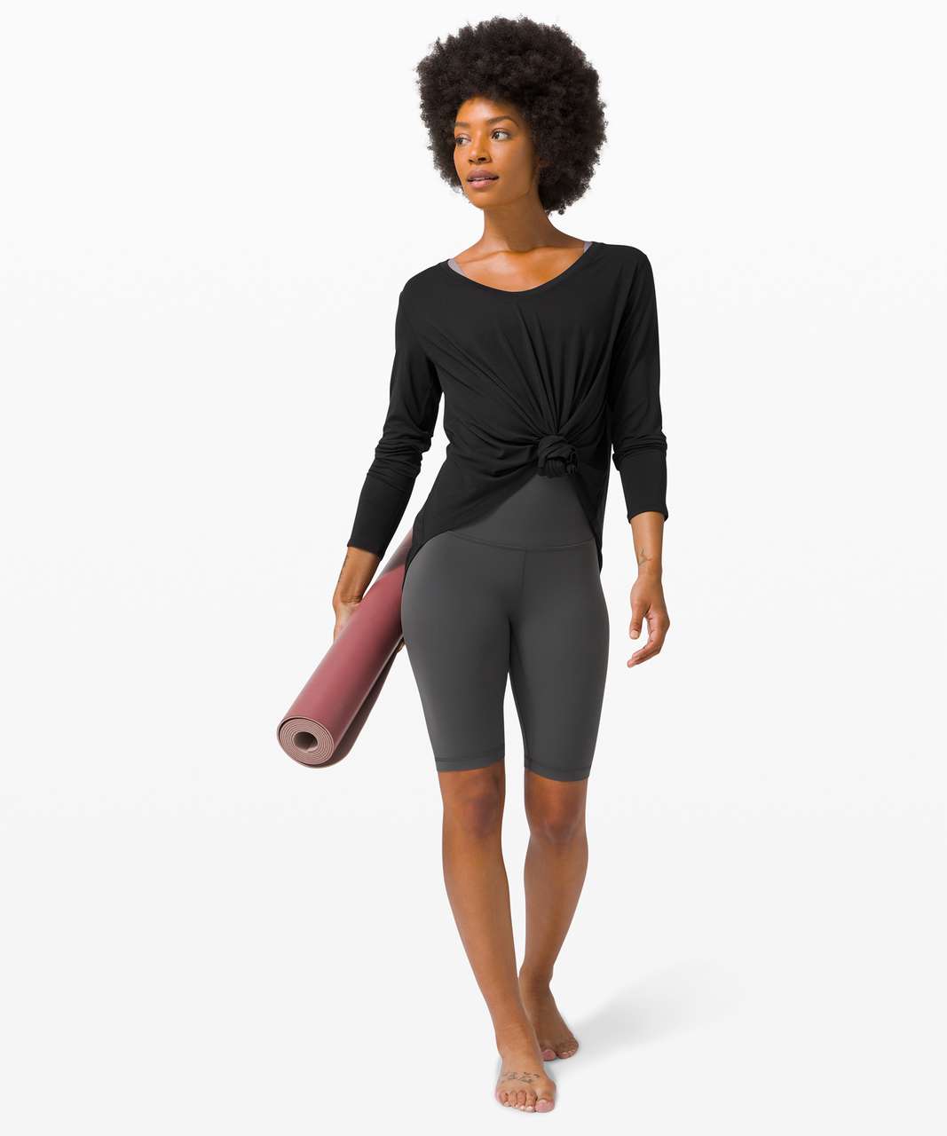 Lululemon Up for Down Time Long Sleeve - Black