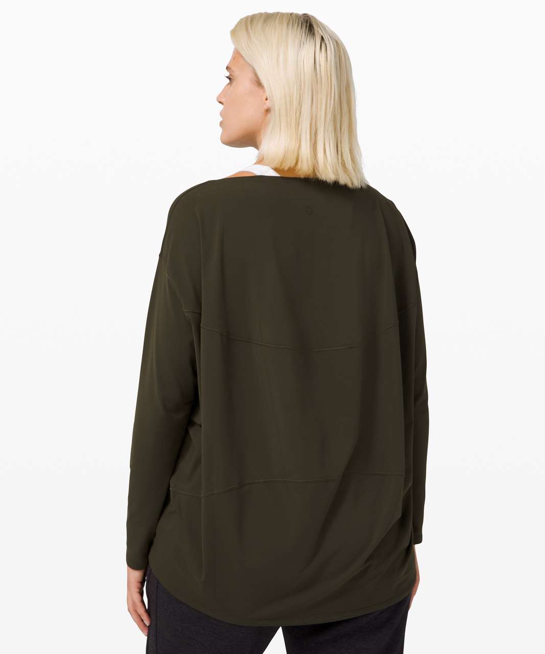 Lululemon Back in Action Long Sleeve *Rulu - Dark Olive