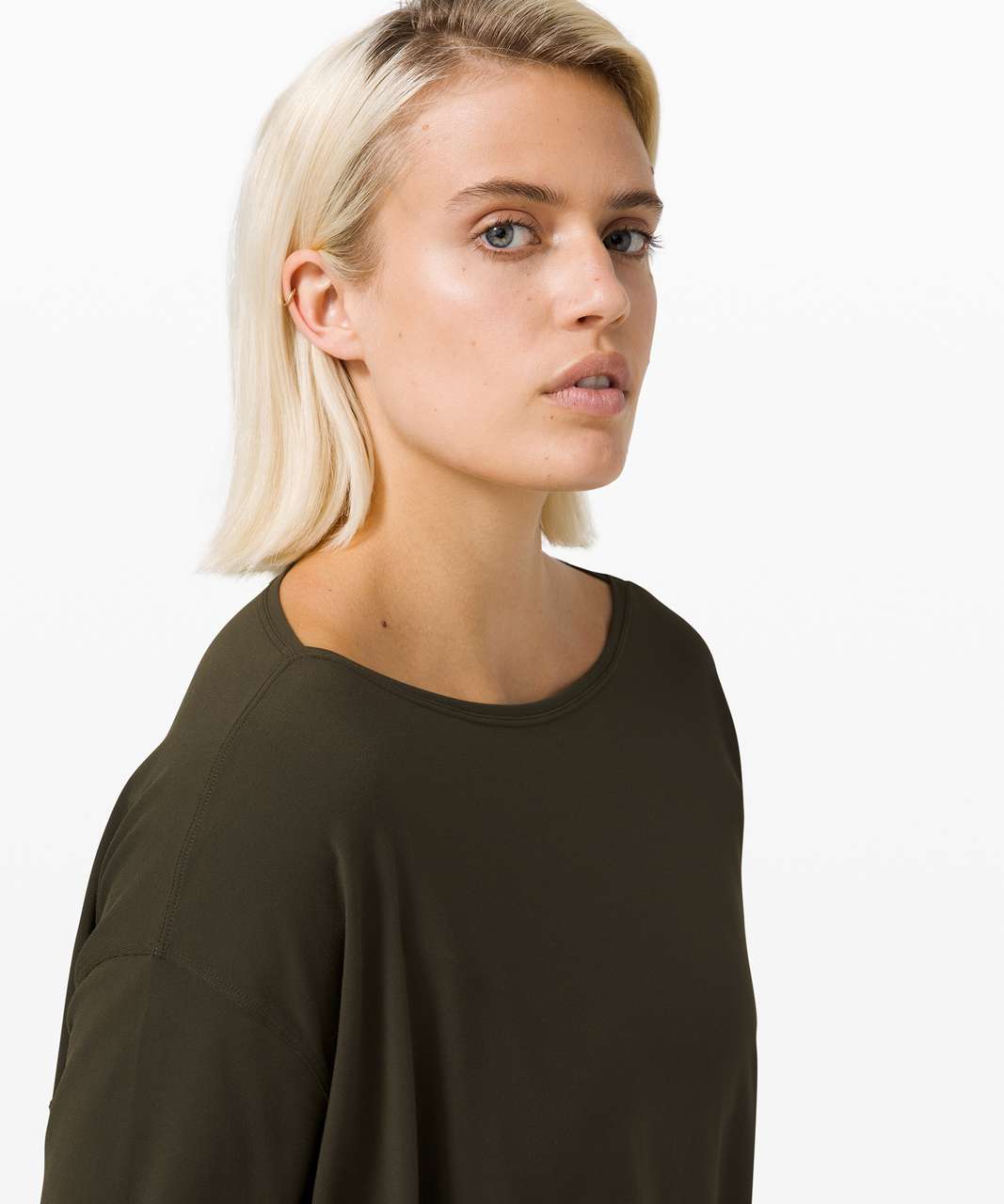 Lululemon Back in Action Long Sleeve *Rulu - Dark Olive