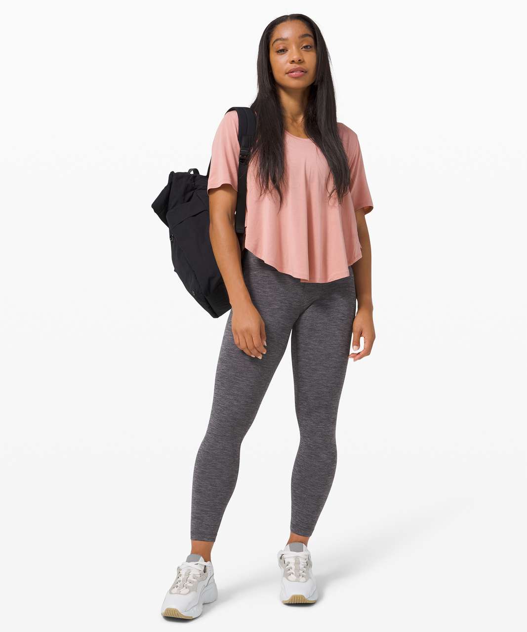 Lululemon Up for Down Time Short Sleeve - Pink Pastel