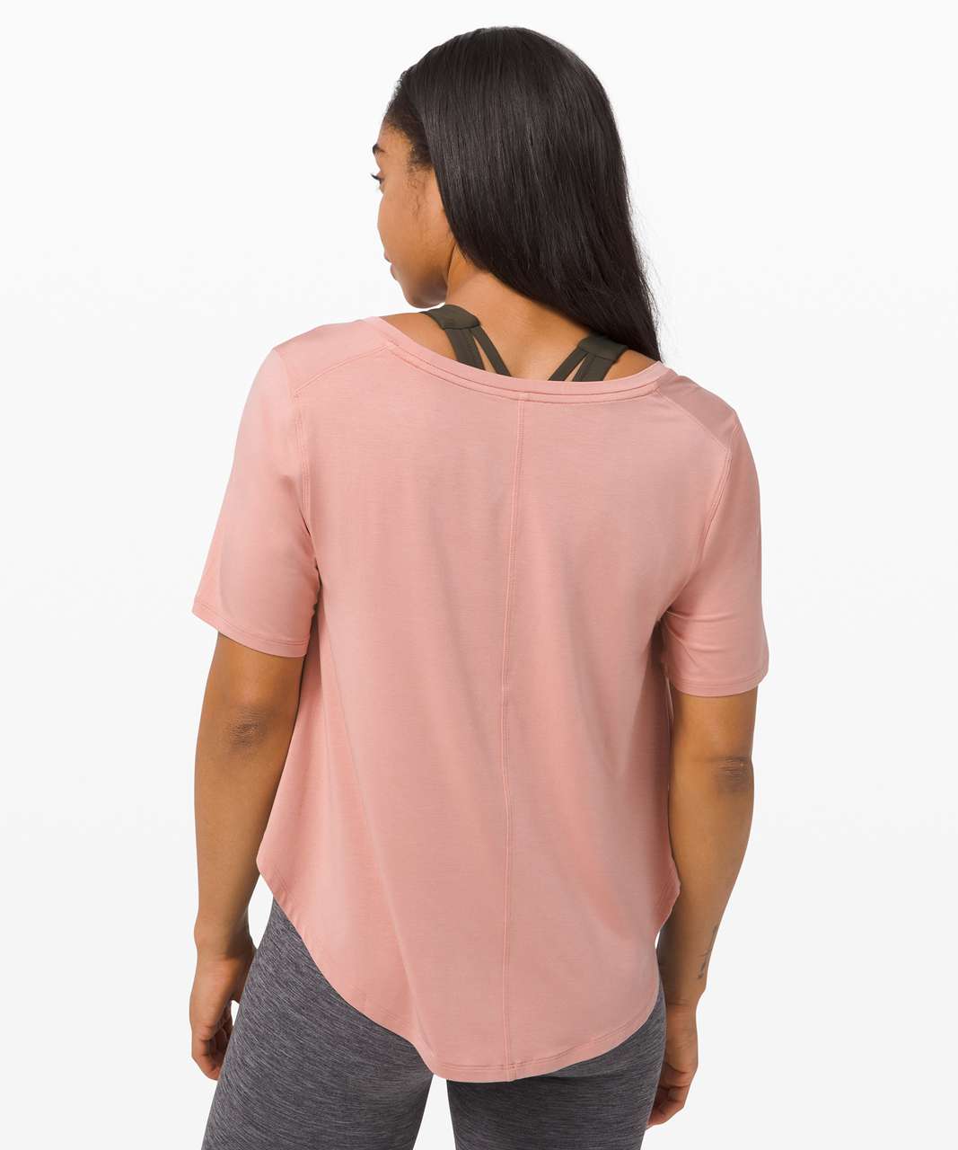 Lululemon Up for Down Time Short Sleeve - Pink Pastel