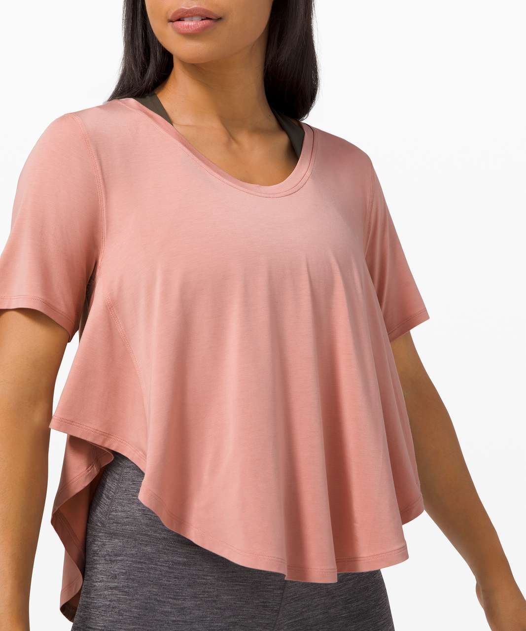 Lululemon Up for Down Time Short Sleeve - Pink Pastel