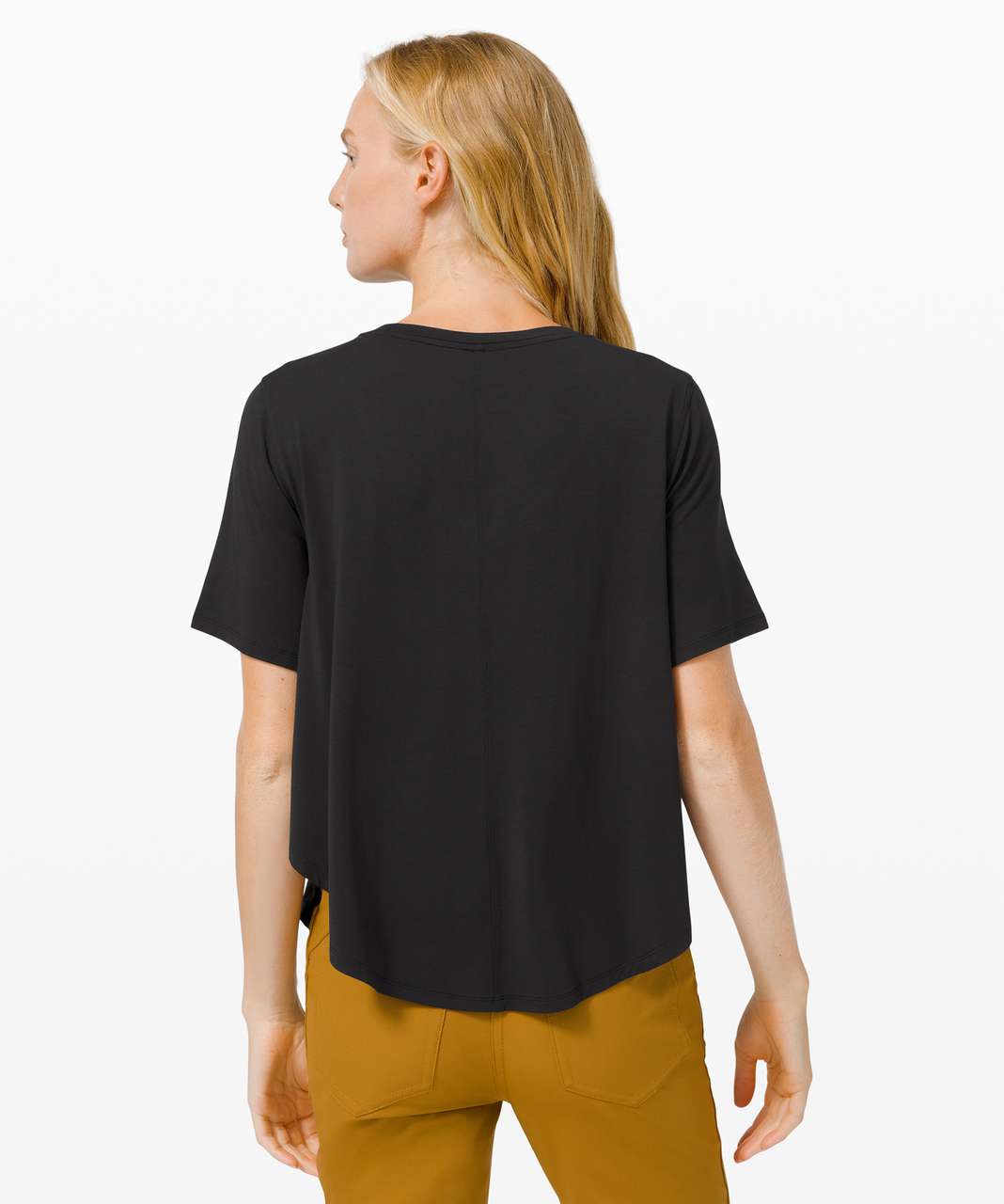 Lululemon Up for Down Time Short Sleeve - Black