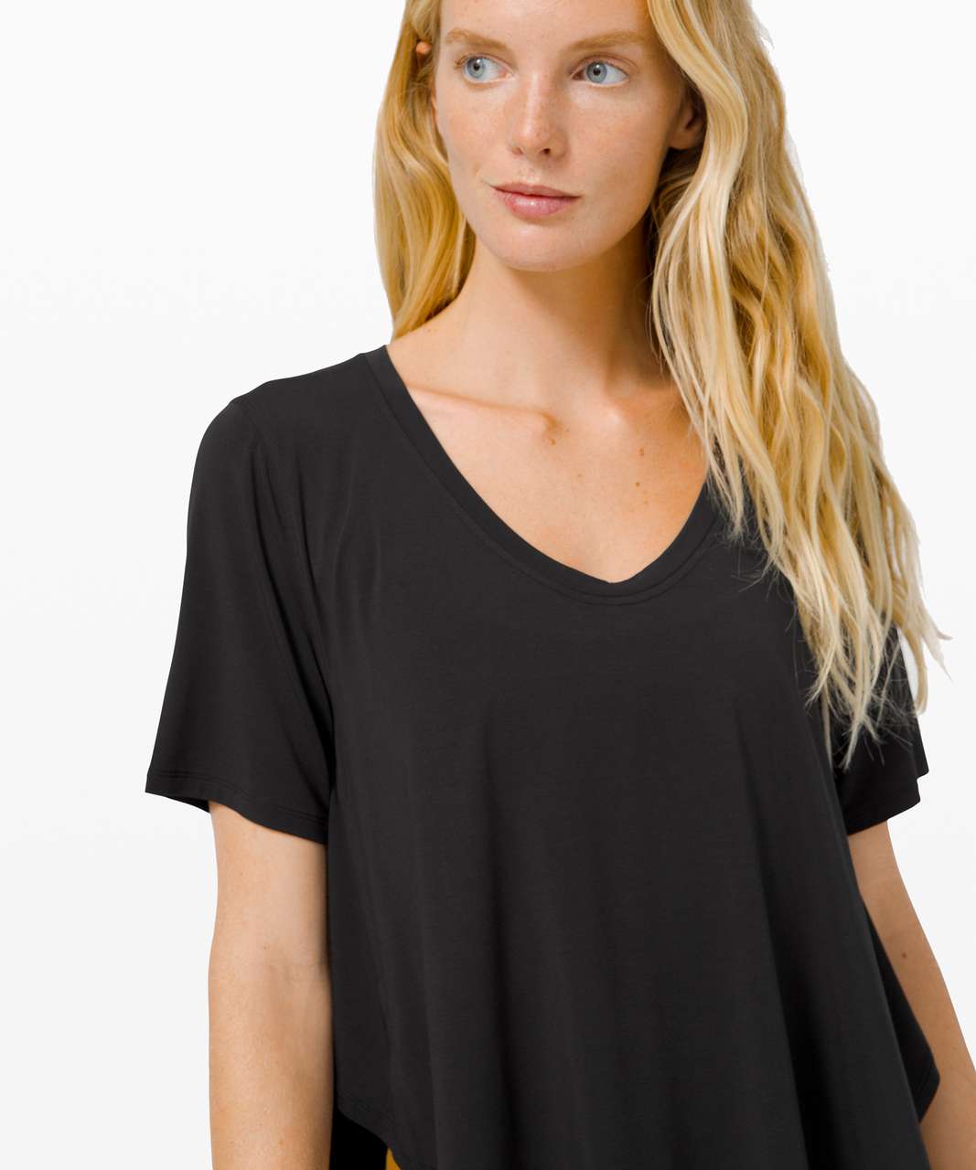 Lululemon Up for Down Time Short Sleeve - Black