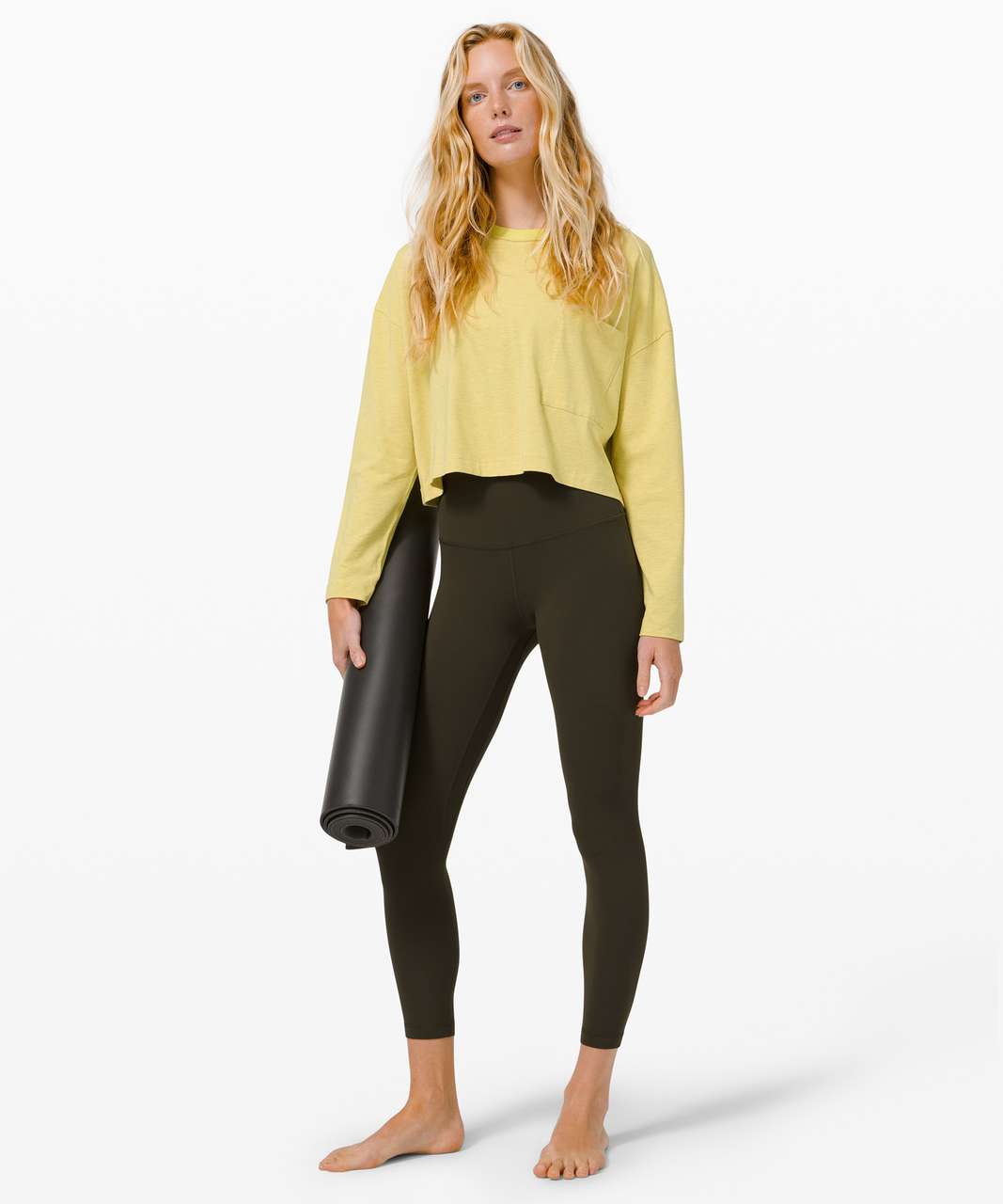 Lululemon Align Pant II 25 - Dark Olive - lulu fanatics