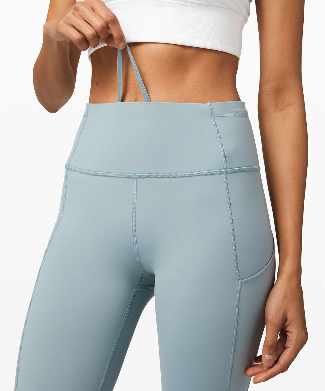 Lululemon Fast and Free Tight II 25" *Non-Reflective Nulux - Blue Cast