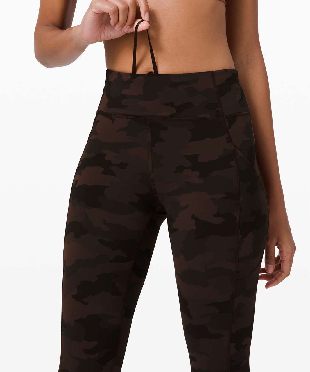 Lululemon Invigorate High-Rise Tight 25" - Heritage 365 Camo Brown Earth Multi