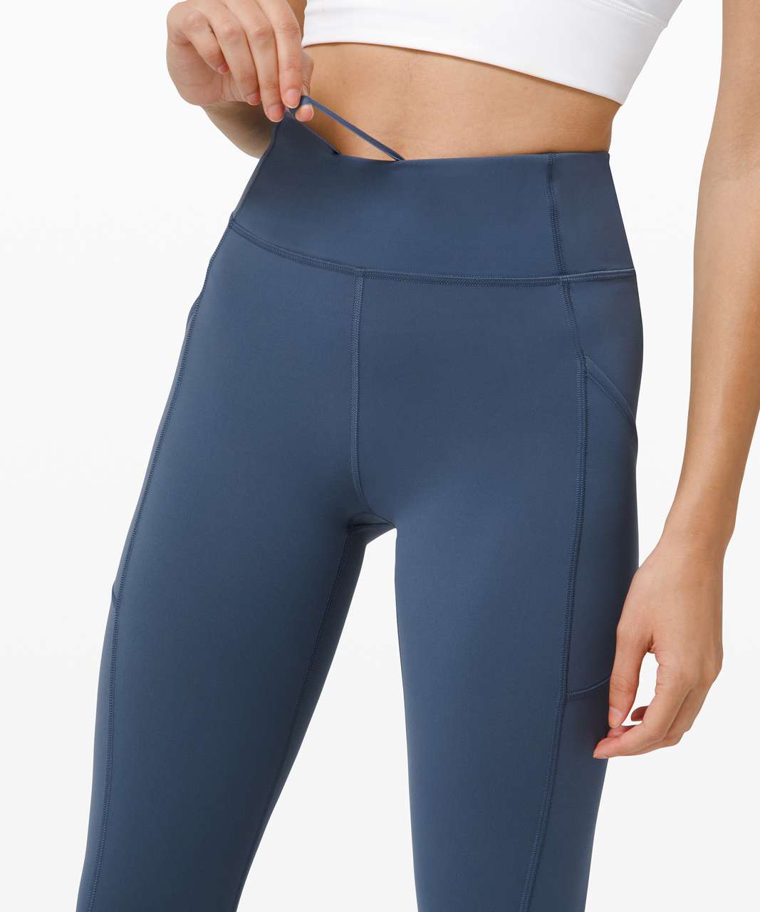 lululemon athletica, Pants & Jumpsuits, Lululemon Invigorate Leggings  High Rise Tight Flux Blue Multi 28