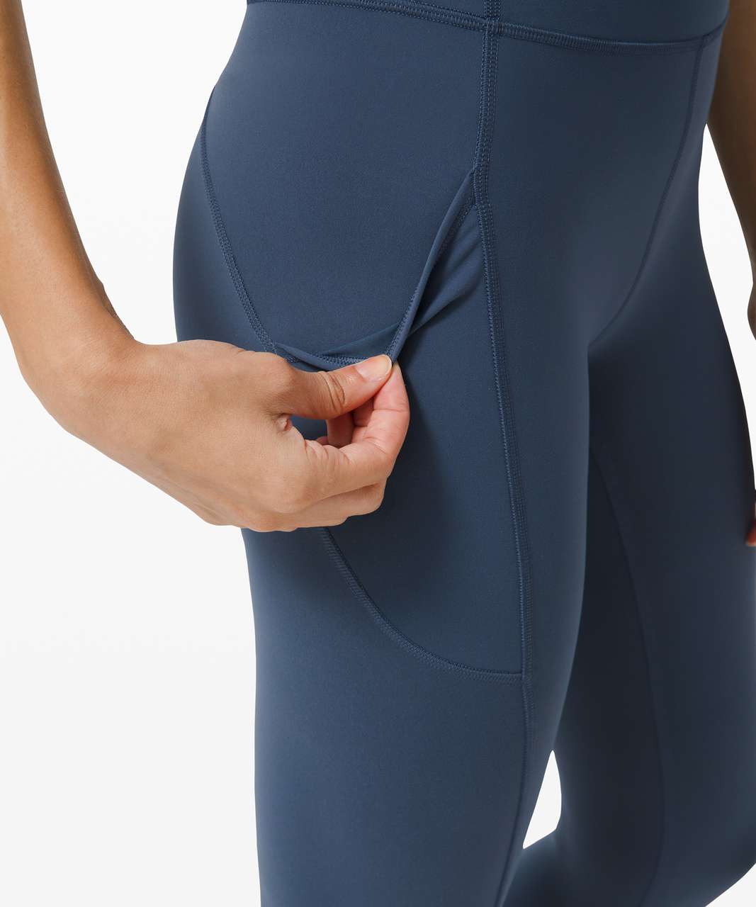 🍋 Lululemon NWT Keep the Heat Thermal Legging Tights in Iron Blue