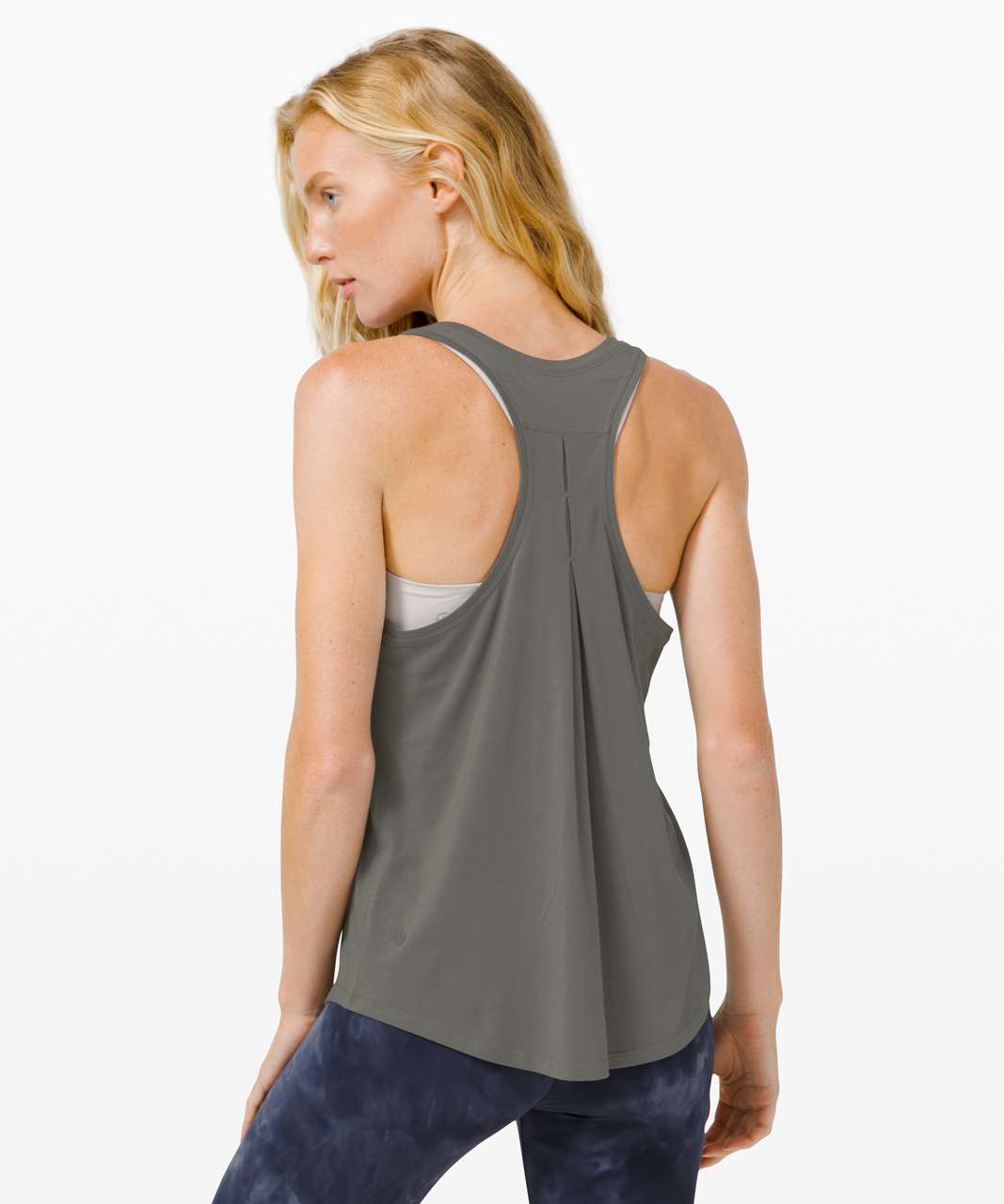 Lululemon Love Tank *Pleated - Grey Sage