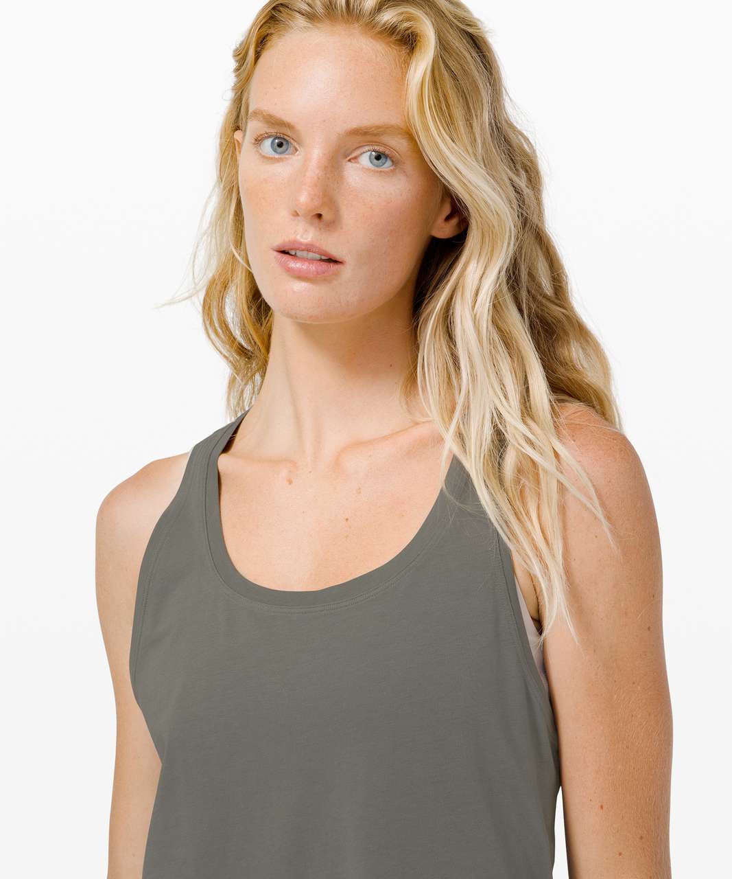 Lululemon Love Tank *Pleated - Grey Sage