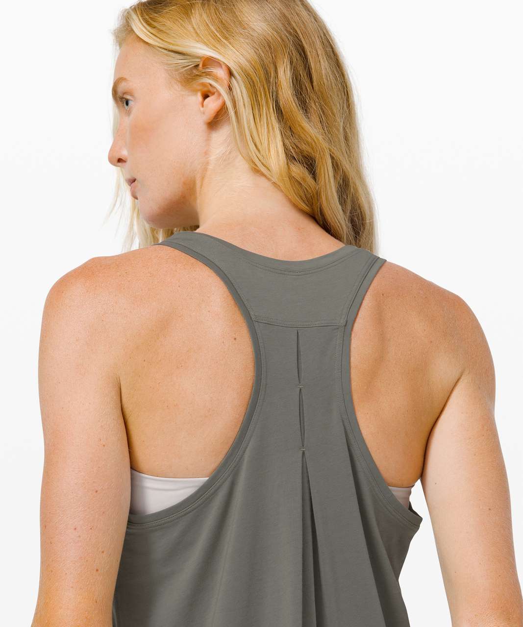 Lululemon Love Tank *Pleated - Grey Sage