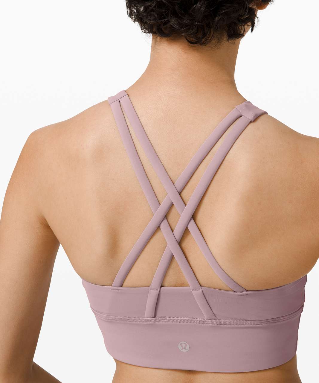 Lululemon Energy Bra High Neck Long Line Tough *Medium Support, B–D Cup - Violet Verbena