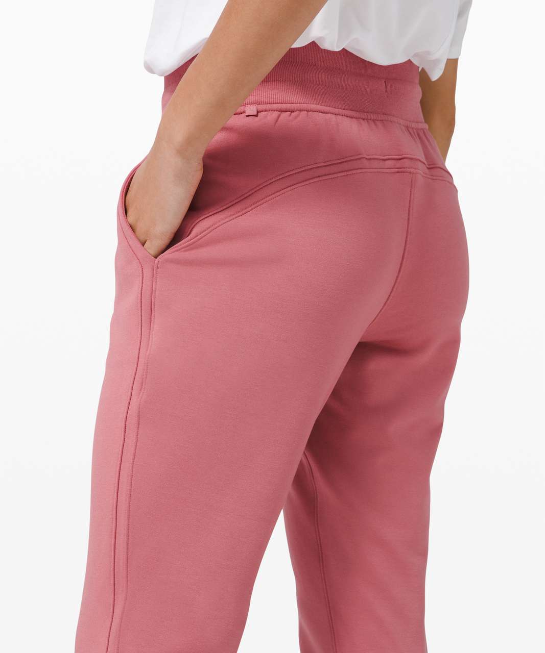 Lululemon Warm Down High Rise Jogger Modal - Brier Rose - lulu fanatics