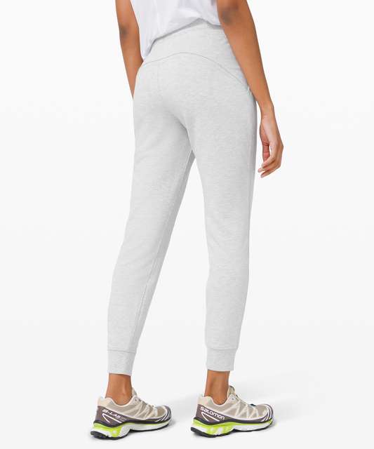 NWT LULULEMON TRD6 White Thread Dye Cotton Terry Warm Down Jogger Pants 6