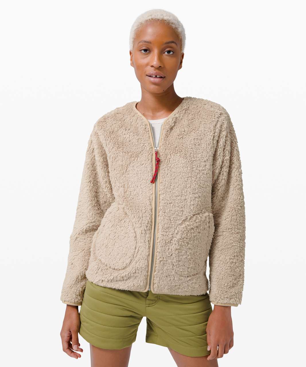 lululemon athletica, Jackets & Coats, Lululemon Oh So Sherpa Jacket In Spiced  Bronze Size 4 Nwt