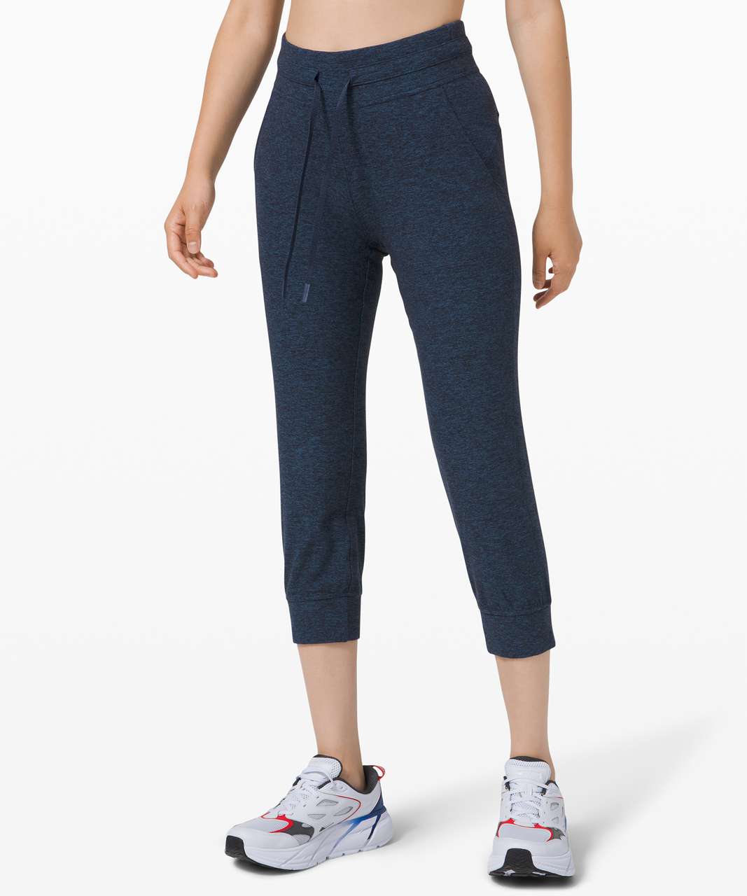 Lululemon Ready to Rulu Jogger Crop - Heathered True Navy / Black