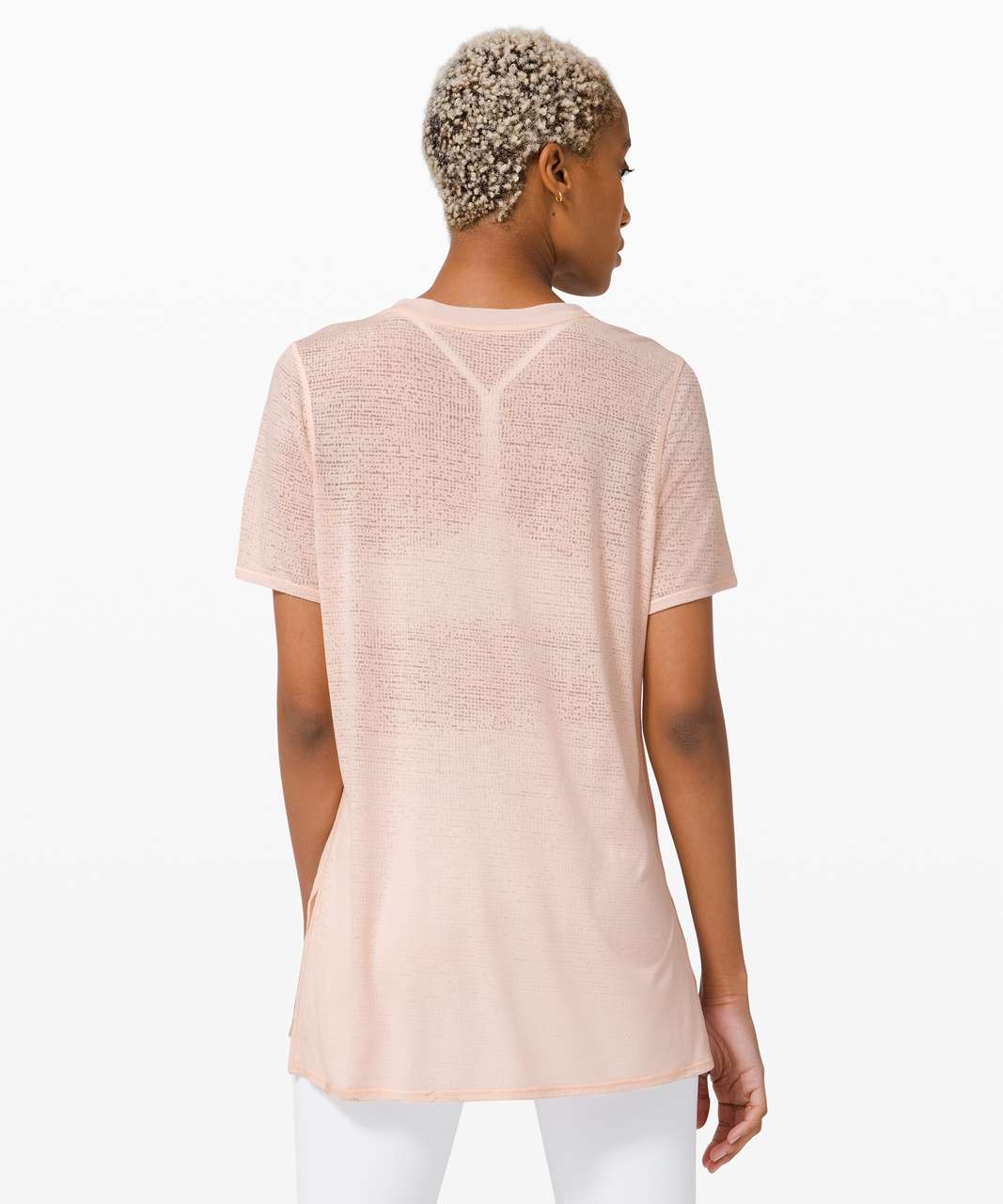 Lululemon Uncovered Tall Tee - Silk Rose