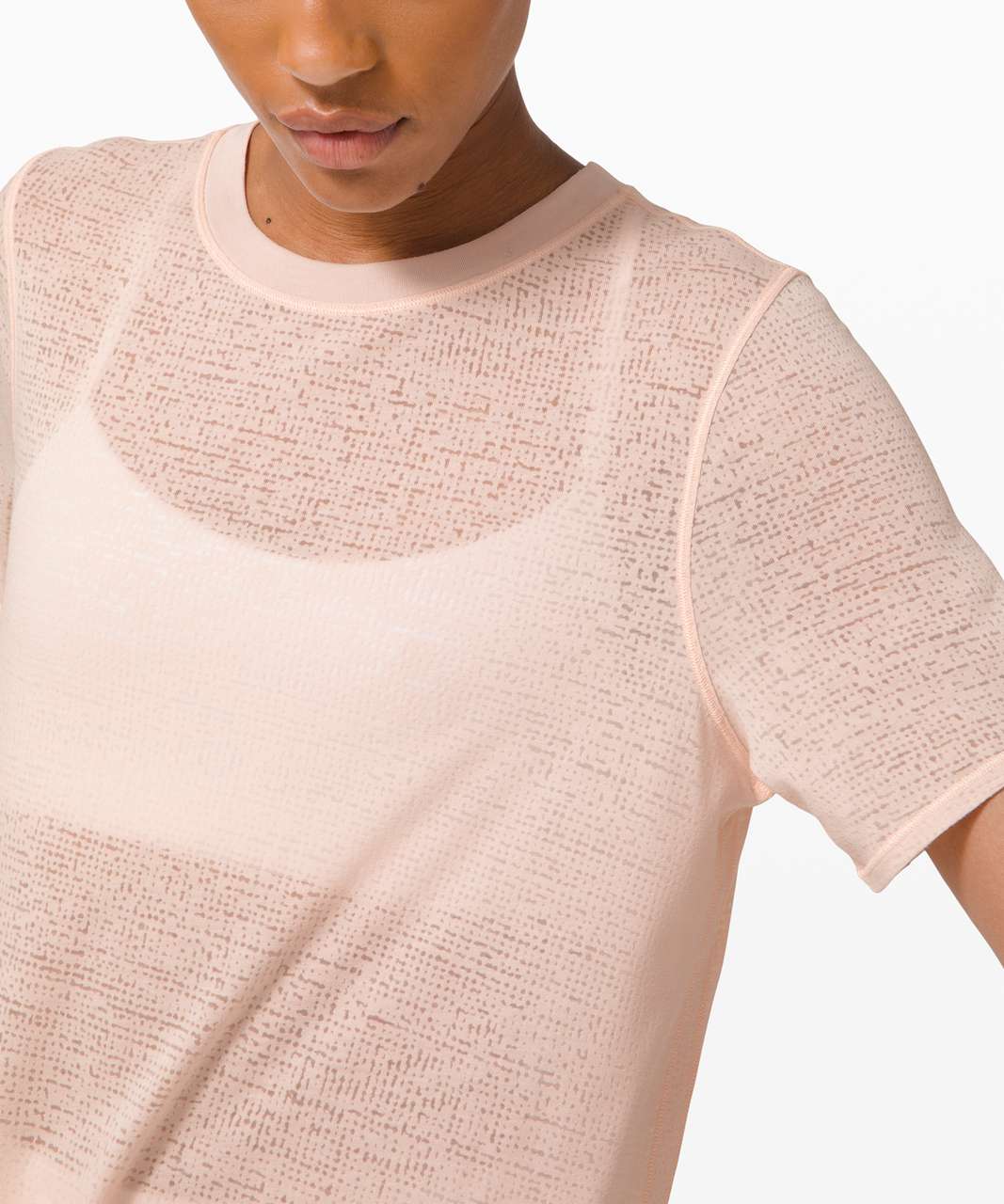 Lululemon Uncovered Tall Tee - Silk Rose