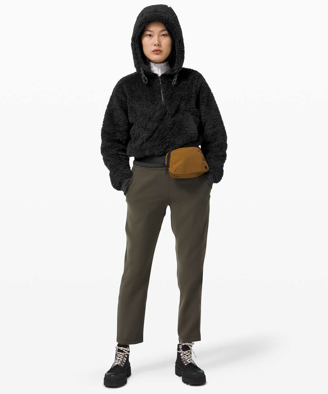 Lululemon Oh So Sherpa Half Zip - Black