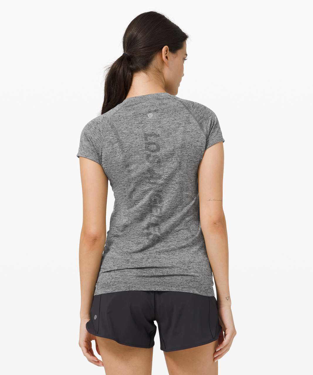 Lululemon Swiftly Tech Short Sleeve 2.0 *City - New York / Silver Drop /  Black - lulu fanatics