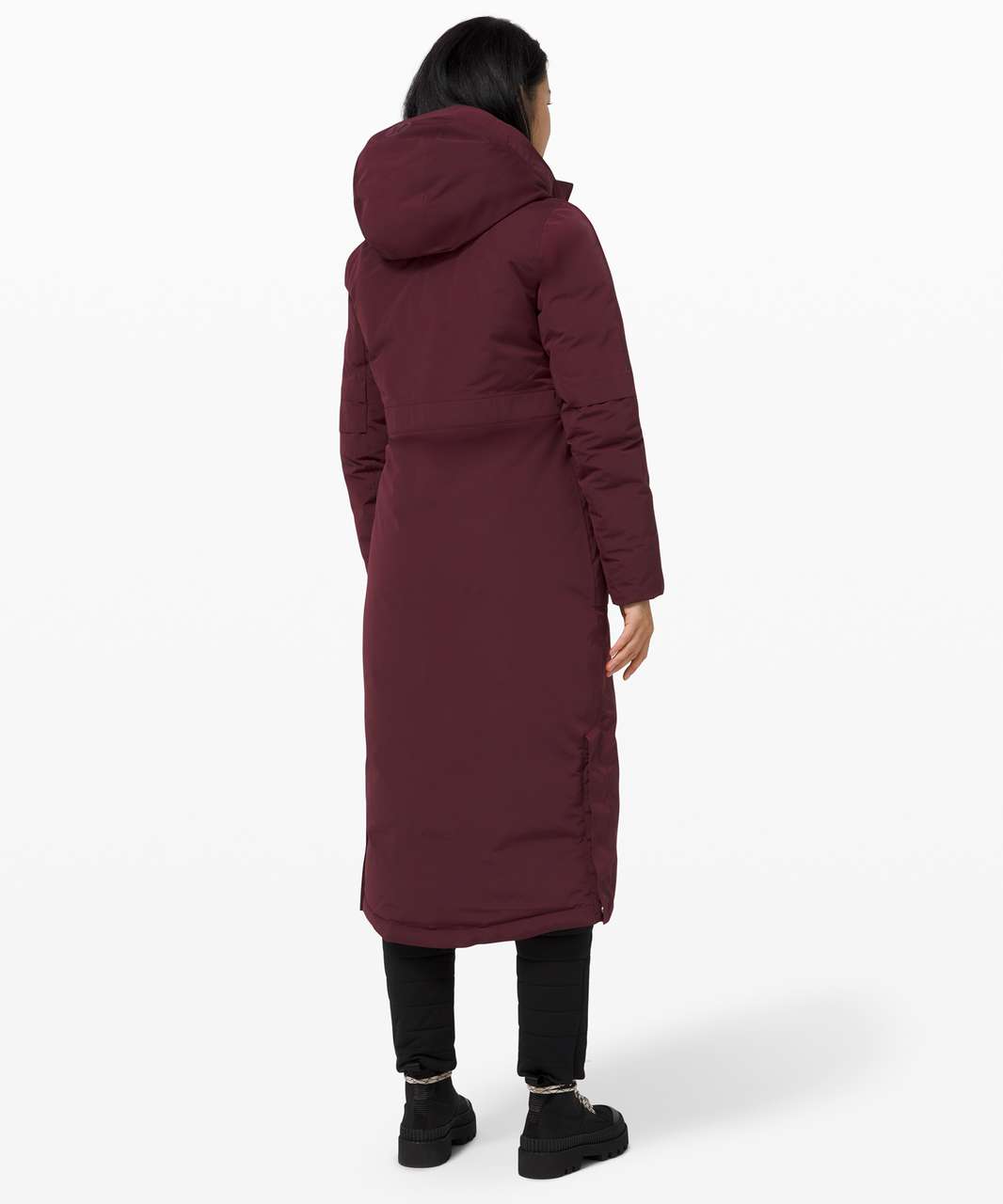 Lululemon Winter Warrior Long Parka - Cassis