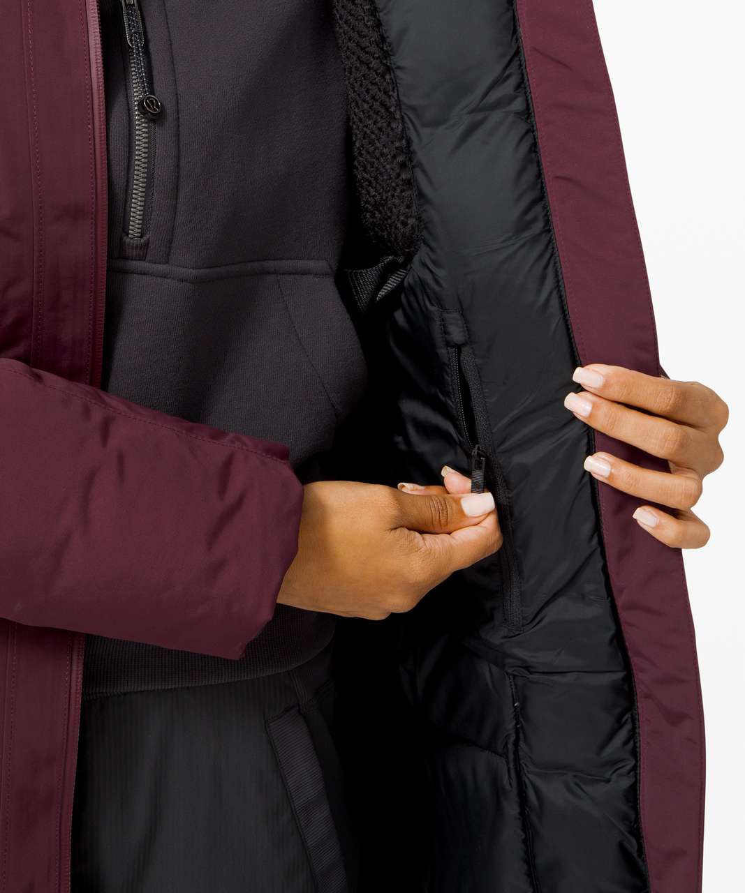 Lululemon Snow Warrior Parka - Cassis