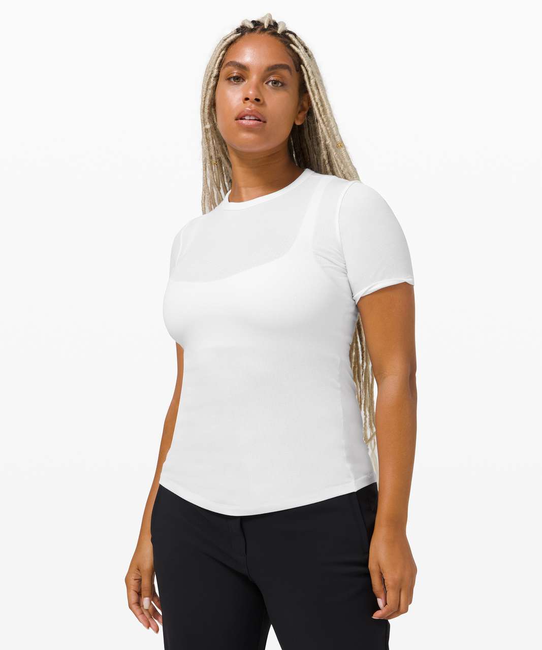 Lululemon Hold Tight Short Sleeve - White