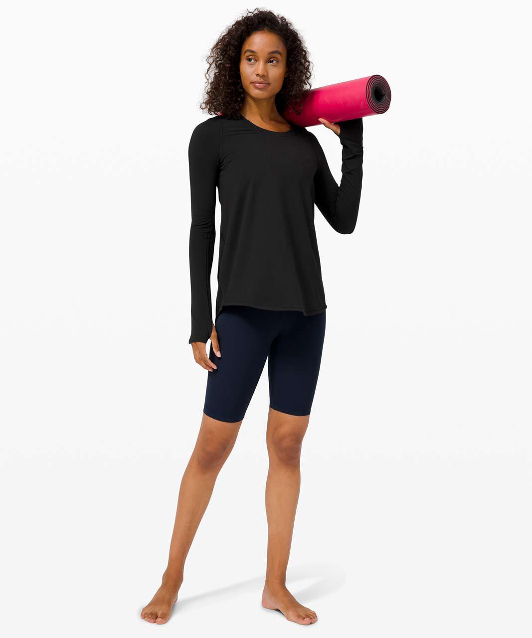 Lululemon Tuck & Flow Long Sleeve - Black