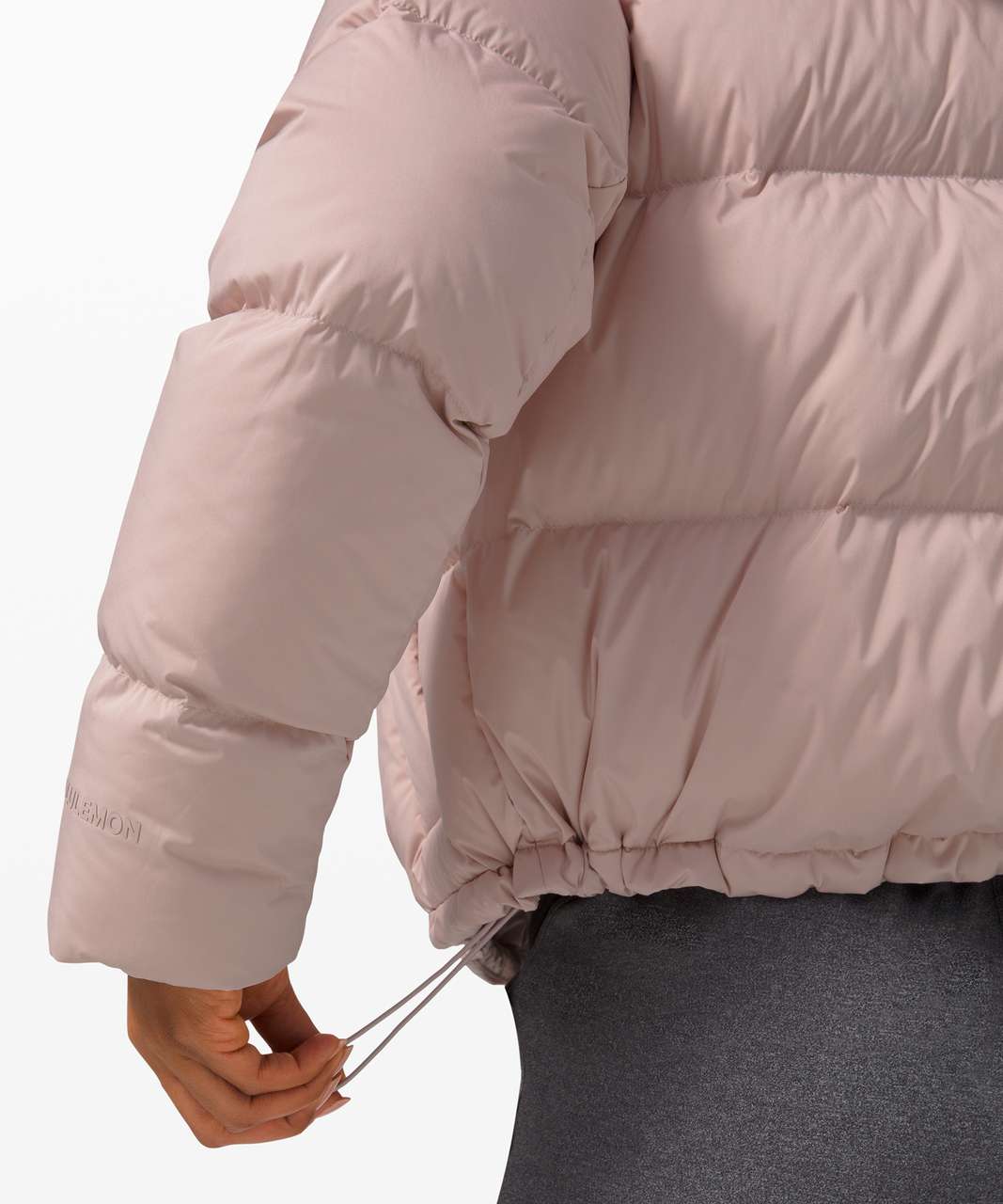 Lululemon Wunder Puff Cropped Jacket - Pink Fawn